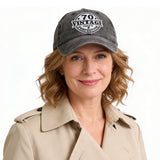 2pcs Vintage 70 Aged To Perfection Hat For Men Women, Adjustable Embroidered Wash Cotton Baseball Cap