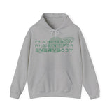 54 Mondays Project™ | I'm A Homebody Who Ain't For Everybody ™ Unisex Hooded Sweatshirt | Sizes Up To 5X Blue