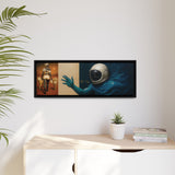 54 Mondays™ Project | Out of Orbit Out of Reach – Beverly Hills Edition | Cosmic Noir Wall Art | Limited Gold Max Fuega™ Signature | FSC-Certified Framed Matte Canvas