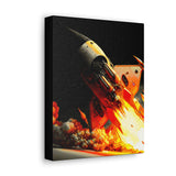 Buy Martian Merch ™ | Space City HTX MJM | Mars (Steampunk Rocket) Premium Gallery Wrap (Various Sizes)