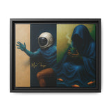 54 Mondays™ Project | Out of Sync Out of Touch – Beverly Hills Edition | Cosmic Noir Wall Art | Limited Gold Max Fuega™ Signature | FSC-Certified Framed Matte Canvas