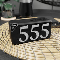 Your Fave Travel Merch | 555 Angel Number "Change" Bluetooth Speaker
