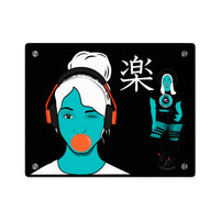 BubblePopElectric by Buy Martian Merch™ Premium Gloss Acrylic Wall Art Featuring The Saucy Martian™ – Vivid. Water-Resistant. Gallery Ready.(11x14, 14x11, 16x20, 20x16)