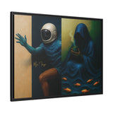 54 Mondays™ Project | Out of Sync Out of Touch – Beverly Hills Edition | Cosmic Noir Wall Art | Limited Gold Max Fuega™ Signature | FSC-Certified Framed Matte Canvas