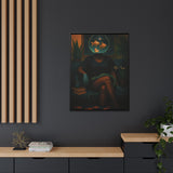 54 Mondays™ Project | Dim Lit Denial Den – Beverly Hills Edition | Cosmic Noir Wall Art | Limited Gold Max Fuega™ Signature | FSC-Certified Framed Matte Canvas