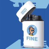 Your Fave Travel Merch | @BuyMartian Anime Inflate & Ignite Blue Flame Flip Cap Lighter