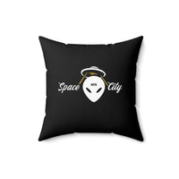 Buy Martian Merch ™ | Space City HTX MJM | Deuces MARTIAN Poly Display Art Pillow