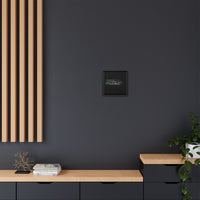 Sage Advice: don’t absorb...observe. – Framed 10x10 Canvas | Minimalist Wall Art for Boundaries + Stillness (FSC-certified wood) | International Shipping Available