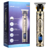 T9 Heavy-Duty Engraved Clippers — Real Metal, Clean Cuts, No-Nick Performance | Choose Bronze or Silver (or BOTH)