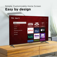 TCL 4-Series 55" 4K Roku TV - High Dynamic Range, Simple Remote, Endless Streaming