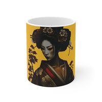 54 Mondays™ Project | Heiwa Coy Koi (Gold) Ceramic Mug 11oz