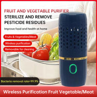Waterproof Intelligent Fruit, Vegetable, & Meat Purifier Disinfection Sterilzation Portable Cleaning Machine | Various Colors