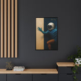 54 Mondays™ Project | Taffy Tidewater – Beverly Hills Edition | AstroHollow Cosmic Noir Wall Art | Limited Gold Max Fuega™ Signature | FSC-Certified Framed Matte Canvas