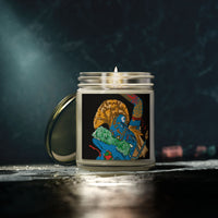 Indigenous Blue Candle – 9oz Coconut Apricot Wax withUp To  20hr Burn | Relaxing Gift for Home, Decor & Self-Care Moments