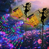 @MaxGardenGalax | 2PCS Solar Garden Decorative Lamp, Outdoor Landscape Lamp, Torch Lamp, Outdoor Lighting Lamp, Party Atmosphere Lamp, Fairy Lamp, Suitable For Gardens, Parks, Commercial Streets, Holiday Gifts.