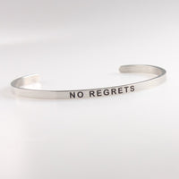 Your Fave Travel Merch | Inspirational LOVE YOURSELF Mantra Quote Titanium Bracelet / Bangle Jewelry (Stainless Steel)