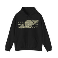 Your Fave Travel Merch | I'm A Homebody Who Ain't For Everybody ™ Unisex Hooded Sweatshirt | Sizes Up To 5X Crème