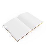 54 Mondays Project™ | @MaxGardenGalax | Cosmic Bloom Celestial Flower Hard Backed Journal | Inspiration for Dreamers (Blank) | Sun 001