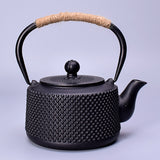 @BuyMartianHome | 30 oz Cast Iron Tetsubin Teapot | Japanese Style Hand-Painted Tea Kettle for Loose Leaf Tea | Traditional Iron Tea Pot | For Tea Lovers