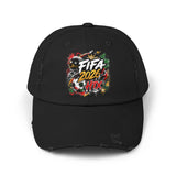 FIFA 2026 HTX Distressed Baseball Cap