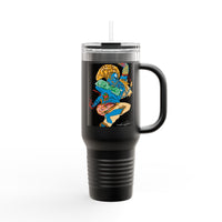 Indigenous Blue Limited Edition 40oz Tumbler – Hand-Signed Stainless Steel Mug with Certificate of Authenticity | Double-Wall Insulated, Cupholder Friendly, Only 100 Made