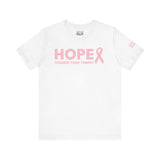 Breast Cancer Awareness T-Shirt – Hope Tougher Than Tumors™ & QUEENS DON’T QUIT™ Unisex Jersey Tee | Inspirational Gift for Survivor, Fighter, or Supporter