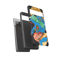 Indigenous Blue Google Pixel Tough Cases – Artistic Protective Covers | Fits Pixel 3 to Pixel 9 Pro | Licensed Design by Quuban Quinterro™