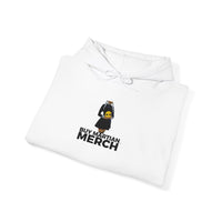 Buy Martian Merch™ Gothalina Hoodie – Embroidered Gold Martian Head | Unisex Pullover in White, Ash, Light Pink, or Light Blue