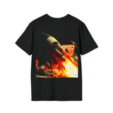 Buy Martian Merch ™ | Planet Mars Steampunk Rocket | My Life Is Dope Unisex T-Shirt | (Rocket On Back) (Various Colors)