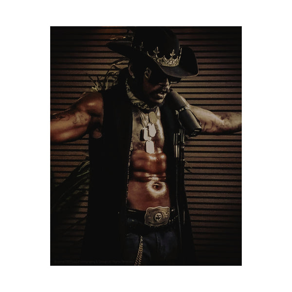 King Outlaw™ Iconic Stage Presence Live Performance Matte Poster (Various Sizes)