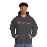 Love Me Like a Martian™ Hoodie – Unisex Heavy Blend Graphic Sweatshirt | Logic & Love Collection