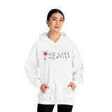 Love Me Like a Martian™ Hoodie – Unisex Heavy Blend Graphic Sweatshirt | Logic & Love Collection