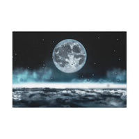 Buy Martian Merch ™ | Space City HTX MJM | Atmospheric Moon Premium Gallery Wrap (Various Sizes)