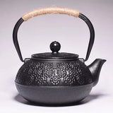 @BuyMartianHome | 30 oz Cast Iron Tetsubin Teapot | Japanese Style Hand-Painted Tea Kettle for Loose Leaf Tea | Traditional Iron Tea Pot | For Tea Lovers