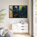 54 Mondays™ Project | Out of Sync Out of Touch – Beverly Hills Edition | Cosmic Noir Wall Art | Limited Gold Max Fuega™ Signature | FSC-Certified Framed Matte Canvas