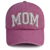 Pink Mama Baseball Cap For Women, Adjustable Embroidered Wash Cotton Baseball Cap