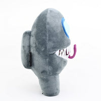 * Rare Find * Among Us Gray Impostor Plush with 10in - Bendable Tongue Feature - Premium Quality Collectible | NEW IN BOX