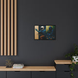 54 Mondays™ Project | Out of Sync Out of Touch – Beverly Hills Edition | Cosmic Noir Wall Art | Limited Gold Max Fuega™ Signature | FSC-Certified Framed Matte Canvas