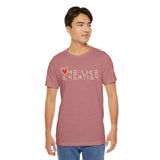 Love Me Like a Martian™ T-Shirt – Unisex Jersey Graphic Tee | Logic & Love Collection