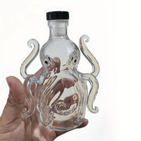 @BuyMartianHome | Octopus-Shaped Whiskey Decanter - Reusable Glass Aerator Wine Bottle with 8 Tentacles, Ocean-Themed Home Decor & Holiday Gift for Halloween Christmas, No Electricity Needed