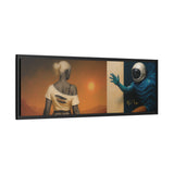 54 Mondays™ Project | Out of Orbit Out of Reach – Beverly Hills Edition | Cosmic Noir Wall Art | Limited Gold Max Fuega™ Signature | FSC-Certified Framed Matte Canvas