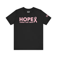 Breast Cancer Awareness T-Shirt – Hope Tougher Than Tumors™ & QUEENS DON’T QUIT™ Unisex Jersey Tee | Inspirational Gift for Survivor, Fighter, or Supporter