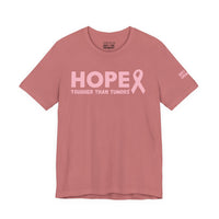 Breast Cancer Awareness T-Shirt – Hope Tougher Than Tumors™ & QUEENS DON’T QUIT™ Unisex Jersey Tee | Inspirational Gift for Survivor, Fighter, or Supporter