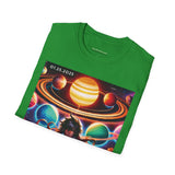 54 Mondays Project™ | @MaxGardenGalax | @BuyMartianHome Planetary Parade 01.25.25 Unisex Softstyle T-Shirt | Leo