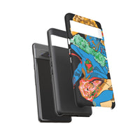 Indigenous Blue Google Pixel Tough Cases – Artistic Protective Covers | Fits Pixel 3 to Pixel 9 Pro | Licensed Design by Quuban Quinterro™