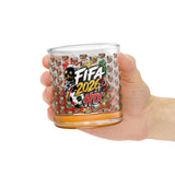 FIFA 2026 HTX Rocks Glass 10oz — Soccer World Cup Fan Whiskey Tumbler