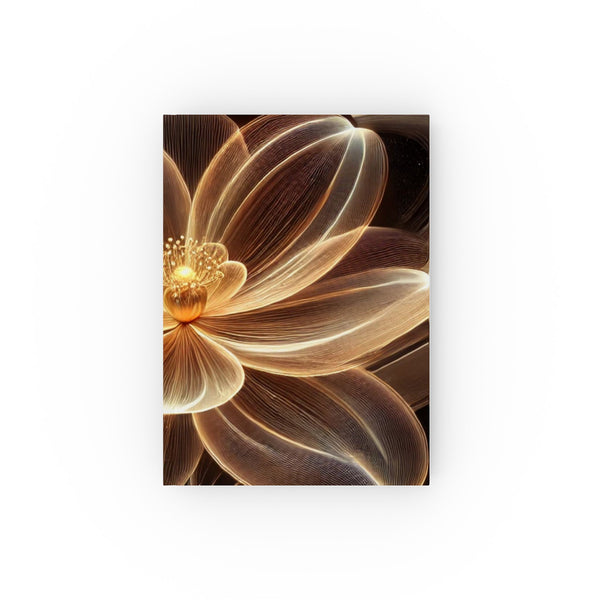 54 Mondays Project™ | @MaxGardenGalax | Cosmic Bloom Celestial Flower Hard Backed Journal | Inspiration for Dreamers (Blank) | Saturn 001