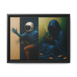 54 Mondays™ Project | Out of Sync Out of Touch – Beverly Hills Edition | Cosmic Noir Wall Art | Limited Gold Max Fuega™ Signature | FSC-Certified Framed Matte Canvas