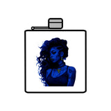 Your Fave Travel Merch | Tatted Teyanna Stainless Steel Flask (6oz) | Blue Velvet