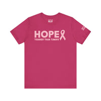 Breast Cancer Awareness T-Shirt – Hope Tougher Than Tumors™ & QUEENS DON’T QUIT™ Unisex Jersey Tee | Inspirational Gift for Survivor, Fighter, or Supporter